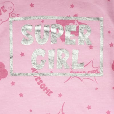 Frogs and Dogs - Pyjama Super Girl - Roze - Maat 62 - Meisjes