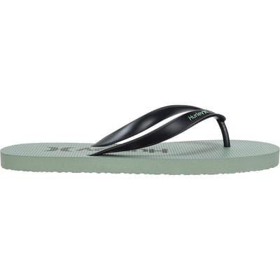 Hurley 1pk Mens Printed Flip Flop Grey/blue Size: 40 | Sandals & Flip Flops Outlet | Heren | Zwart