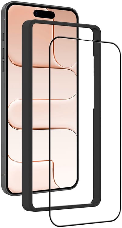 Screenprotector - Geschikt voor Apple iPhone Air - Met Installatie Frame - Gehard Glas - Beschermglas - Tempered Glass - Screen Protector