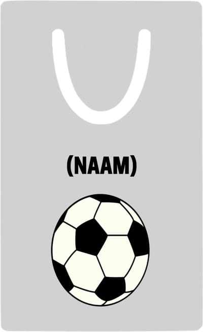 Hacebo® - Voetbal met eigen naam metalen boekenlegger - Voetbal - Voetballer - Sport Bladwijzer boekenleggers - 7.6 cm x 5cm