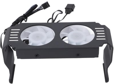 ARGB RAM Koeler met Dubbele Ventilator voor DDR Geheugen (DDR5, DDR4, DDR3) - PWM Temperatuurregeling