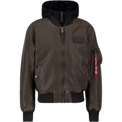 Jas Alpha Industries MA-1 D-Tec Faux Leather