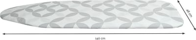 Strijkplankhoes Katoen 48x125 cm met Elastische Band - Perfecte Pasvorm voor Comfortabel Strijken