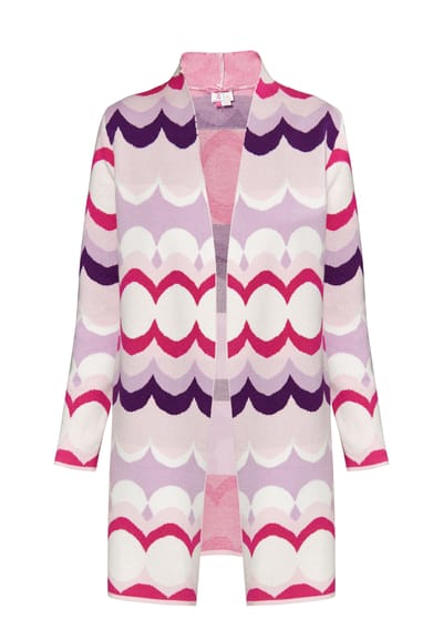 IZIA Vest Dames Roze Veelkleurig