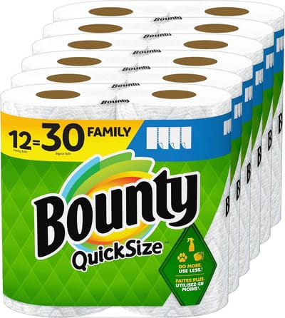 12 rollen wit keukenpapier snelle grootte 30 rollen equivalent absorberend sterk