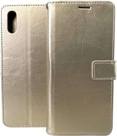 Portemonnee Book Case Hoesje Geschikt voor: Realme 7 - goud