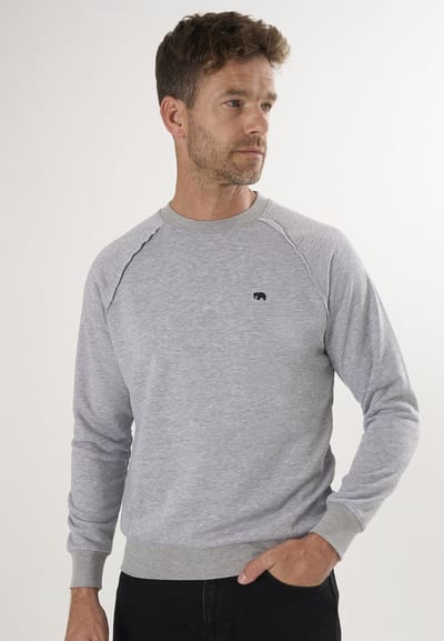Felix Hardy Sweater Met Ronde Hals - Trui Katoen Heren Grijs - 2Xl