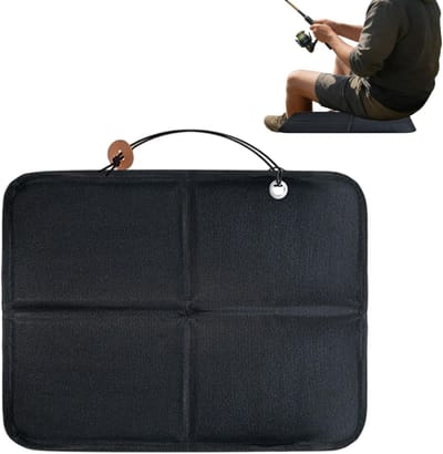Kniekussen Schuim - Opvouwbare Mat - Tuinieren Meditatie - Waterdichte Bescherming - 30 x 23 x 3 cm - Zwart