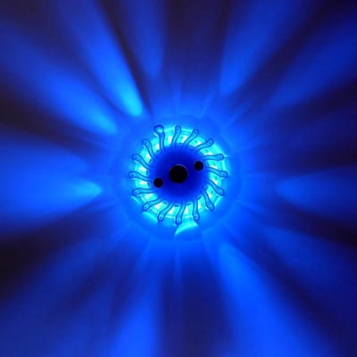 Proventa LED Zwaailamp Blauw met magneet - 9 lichtstanden zwaailicht - Waterproof IP67 - Noodverlichting