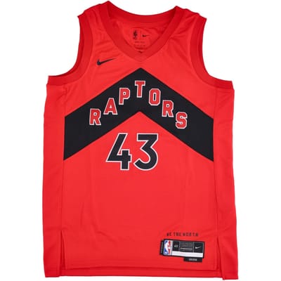 Basketbaltanktop heren Nba Icon Edition 22 Dri Fit Swingman Jersey nr. 43 Pascal Siakam Torrap University rood