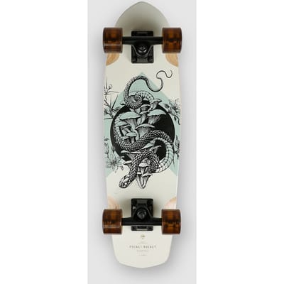 Arbor Bamboo Pocket Rocket White/Black 27 Cruiser