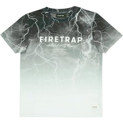 Firetrap T-shirt met all-overprint voor jongens (Licht)