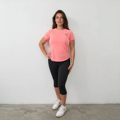 YV SPORT Sportlegging Toronto - Driekwart sportlegging - Handige zakken - Premium kwaliteit - Squat-proof - Stevige, hoge tailleband - Perfect fit - Sport legging dames - Zwart - Maat S