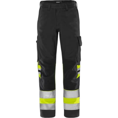 Hoog zichtbare werkbroek klasse 1 Fristads Green 2649 GPLU