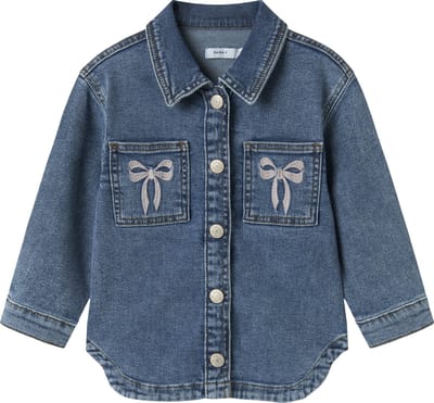 NAME IT - NMFDEVI DNM EMB JACKET 1224-SM K - Meisjes - Buitenjassen
