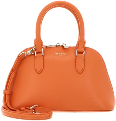 LACOSTE Leren handtas schoudertas Champs-Élysées Top Handle Bag Blossom abrikoos