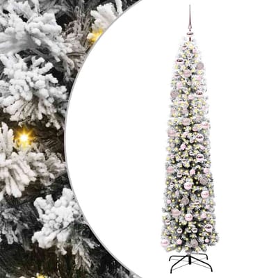 vidaXL - Kunstkerstboom - Groen - 180 - cm - PVC - en - Staal - en - Kunststof