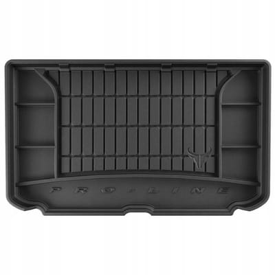 FROGUM Kofferbakmat - Rubber - Geschikt voor OPEL CORSA E (2014-2019) - Hatchback - Hoge laadvloer - Organizer functie - Zwart