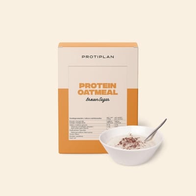 Protiplan - Havermout Bruine Suiker - 7 x 36 g - Eiwitrijk ontbijt