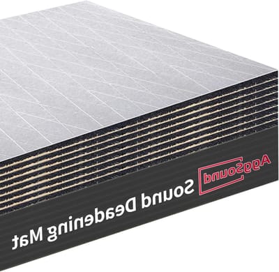Isolatiemat Auto - Geluidsisolatie Mat - Warmte Dempen - 10mm Dik Schuim - 334m² Dekking - Aluminium