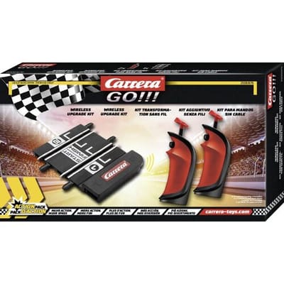 Carrera Go!!! Racebaanonderdeel - GO!!! Draadloos aansluit stuk met aansluiting en 2 stuks Draadloze Controllers onderdeel