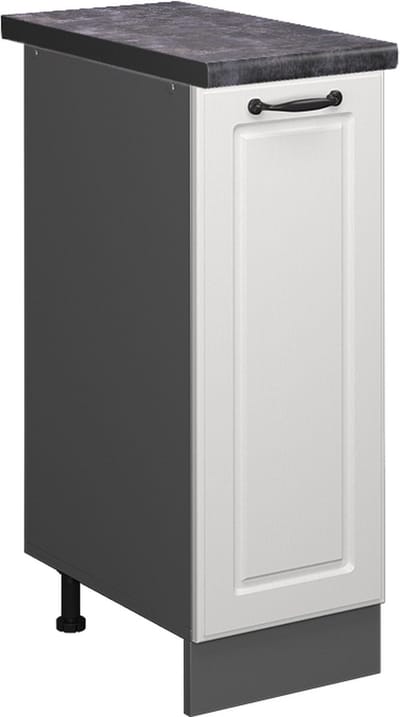 Vicco R-Line Apotheekkast – 30 cm, WB Antraciet Wit Landhuis