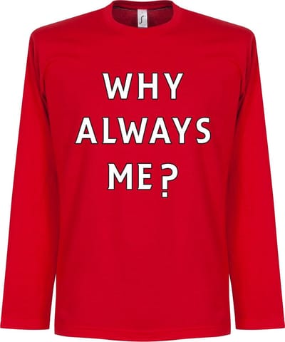 Why Always Me? Longsleeve Balotelli T-Shirt - L