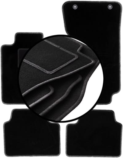 Complete set veloursmatten voor: Alfa Romeo Giulia 4x4 (4WD) sedan (2016-)