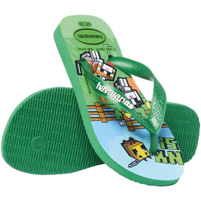 Havaianas HAV. KIDS MINECRAFT Groen Jongens Slippers - Groen