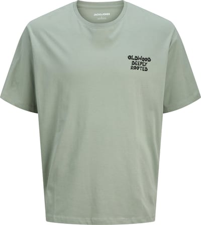 JACK&JONES - JJWOBLY TEE SS CREW NECK JNR - Jongens - T-shirts - groen - maat 152