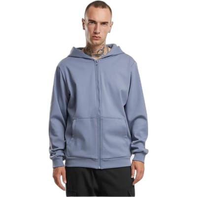 Urban Classics Cozy Zip Hoody Cloudsky Maat: S | Hoodies Outlet | Heren | Blauw