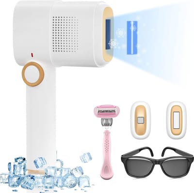 Laser Ontharingsapparaat – Haarverwijderaar IPL Technologie – Ontharingsapparaat - Epileerapparaat Voor Vrouwen – Inclusief Scheermesje en Beschermbril