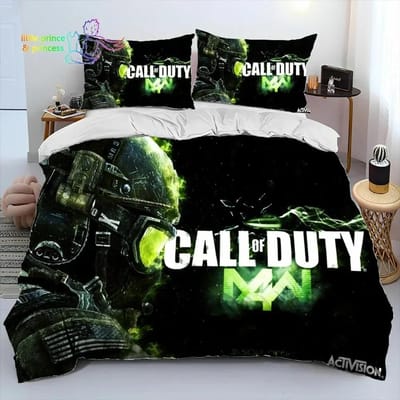 Game Call of Duty Gamer Dekbed Beddengoed Set Eenpersoons Twin Vol Queen King Size Bedset Volwassene Kind Slaapkamer Beddengoed Cadeau US Twin 173x218cm