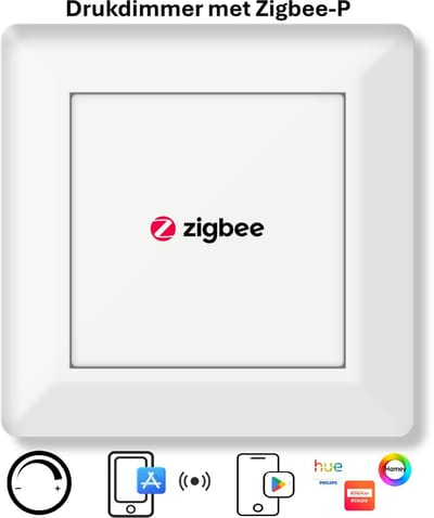 Freelux - Led Dimmer - Zigbee 3.0 - 230VAC - 3-250W/1,1A - Philips Hue - Inbouw - Stopcontact - Zuiver wit glans
