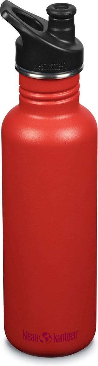 Klean Kanteen - RVS Drinkfles Classic 800ml (w/Sport Cap) - Tiger Lily - Drinkfles