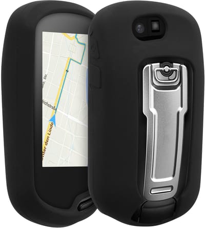 kwmobile Hoesje geschikt voor Garmin Oregon 700 / 750t / 600 / 650 - Beschermhoes voor handheld GPS - Back cover in zwart