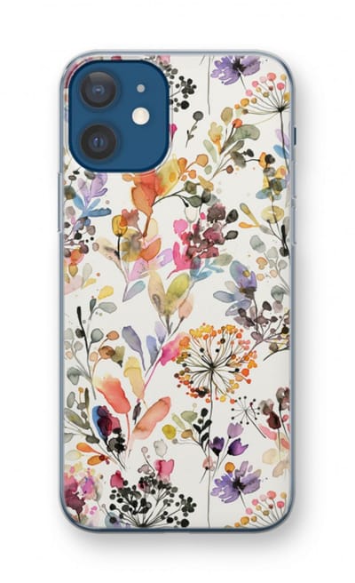 Case Company® - Hoesje geschikt voor iPhone 12 hoesje - Wilde grassen - Soft Cover Telefoonhoesje - Bescherming aan alle Kanten en Schermrand