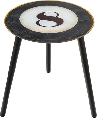 Moderne salontafel van glas met metalen frame - Multifunctionele tafel voor woonkamer, slaapkamer, en kantoor - 42 x 42 x 40 cm
