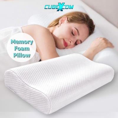Hoofdkussens Traagschuim, Hoofdkussen Nekklachten, Slaapkussen, Ergonomisch Kussen, Memory Foam Kussen, Orthopedisch Kussen, Hoofdkussens, Moederdag Cadeautje, 50x34x11CM
