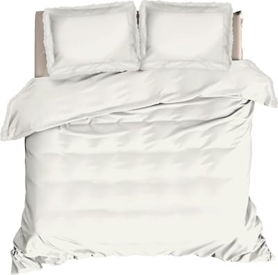 Livello Dekbedovertrek Luna Offwhite Lits-jumeaux 260