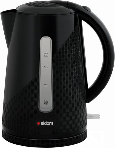 Elektrische Waterkoker - Snel Water Koken - Koffie en Thee - Hoogwaardige Componenten - 1.7 Liter - Zwart