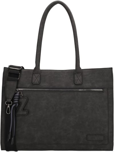 Zebra Trends Rosalyn Shopper 15,6 inch - Laptopvak - School - Werk - Laptoptas - Dames - Tote Bag - Dames Tas - Zwart