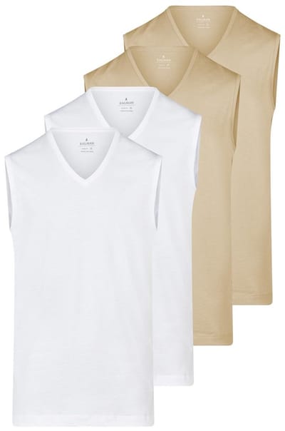 RAGMAN Heren onderhemd 4 pack Basic