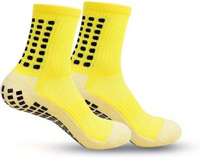 *** Gripsokken Wandelen/Voetbal/Tennis/Hardlopen/Handbal/Sporten/Fitness - Zwart - Anti Blaren - Compressie - Prestatieverhogend - van Heble® ***