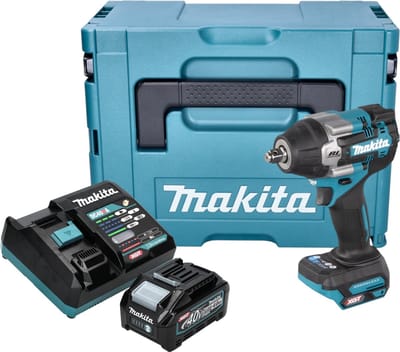 Makita TW 007 GM101 Accu-slagmoersleutel 40 V max. 760 Nm 1/2'' borstelloos + 1x oplaadbare accu 4.0 Ah + lader + Makpac
