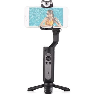 Hohem iSteady V2 3 axes AI suivi intelligent paume cardan portable stabilisateur de smartphone geste noir