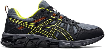 ASICS Gel-Venture 180 - Sneakers - 41.5 - Black/Sour Yuzu / Zwart Geelgroen - GEL - Trail