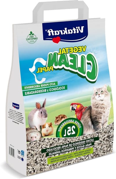 Bodembedekking Papier - Absorberend Strooisel - Kleine Dieren - Hygiënisch Absorberend - 25 Liter - Natuurlijk