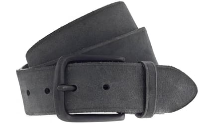 Vanzetti Leren riem Denim Love 40mm Full Leather Belt W115 Black zwart