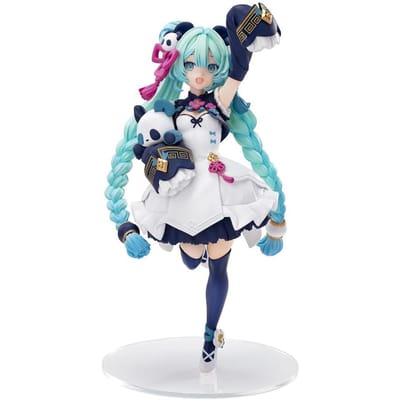 Nouvelle Figurine Anime Hatsune Miku Style Chine Moderne Modèle PVC Jouets d'Action Décoration de Table Ornements Périphériques Cadeaux à collectionner white